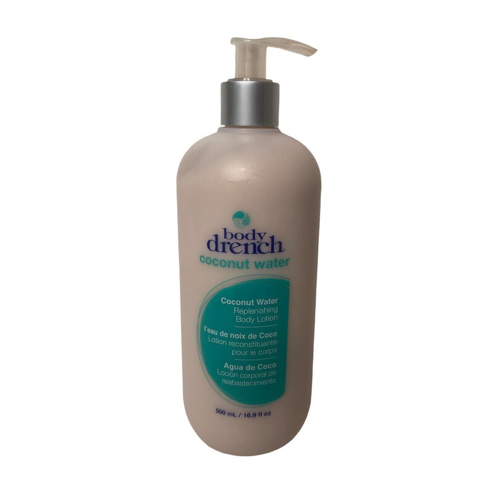 BODY DRENCH Coconut Water‎ Replenishing Body Lotion for ALL SKIN TYPES 16.9 fl